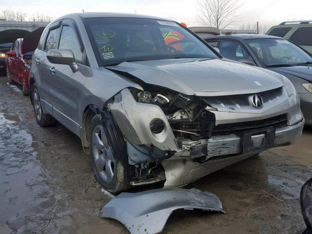 5J8TB18289A802114 - 2009 ACURA RDX SILVER photo 1