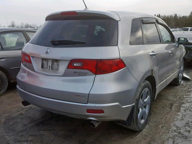 5J8TB18289A802114 - 2009 ACURA RDX SILVER photo 4