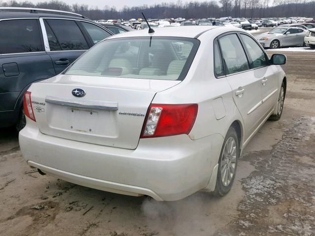 JF1GE61628H523822 - 2008 SUBARU IMPREZA 2. WHITE photo 4