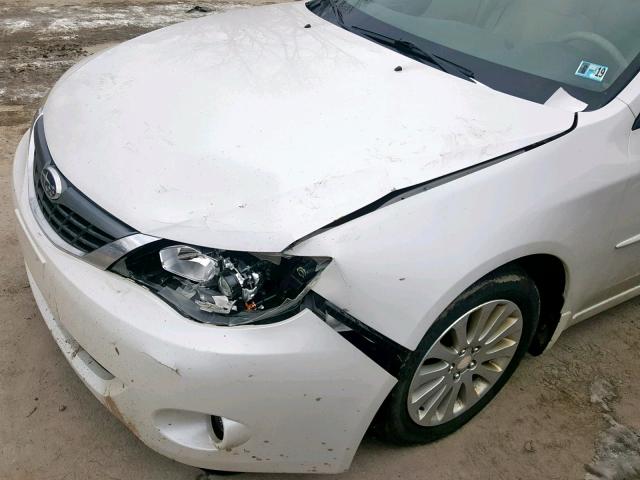 JF1GE61628H523822 - 2008 SUBARU IMPREZA 2. WHITE photo 9