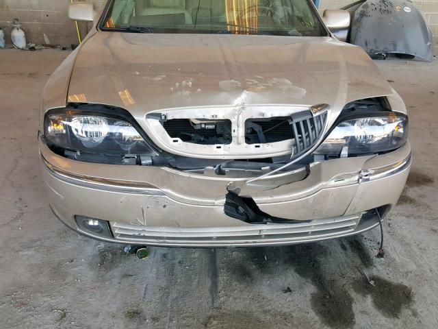 1LNHM86S15Y635618 - 2005 LINCOLN LS GOLD photo 9