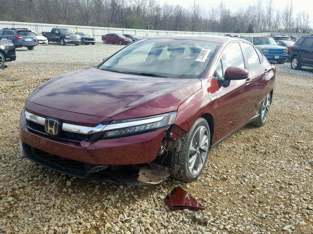 JHMZC5F37JC012545 - 2018 HONDA CLARITY TO MAROON photo 2