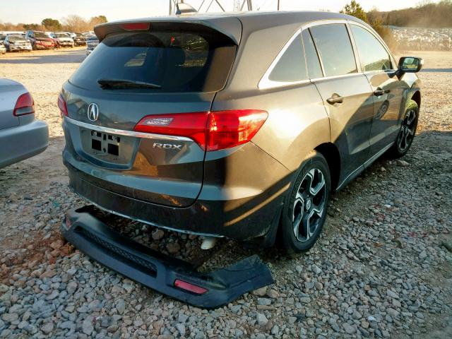 5J8TB3H35EL011655 - 2014 ACURA RDX BASE GRAY photo 4