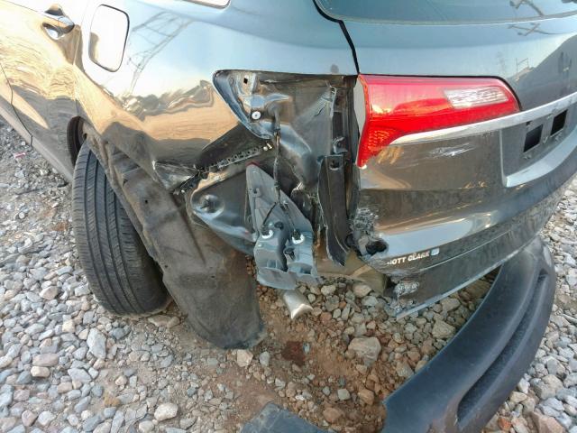 5J8TB3H35EL011655 - 2014 ACURA RDX BASE GRAY photo 9