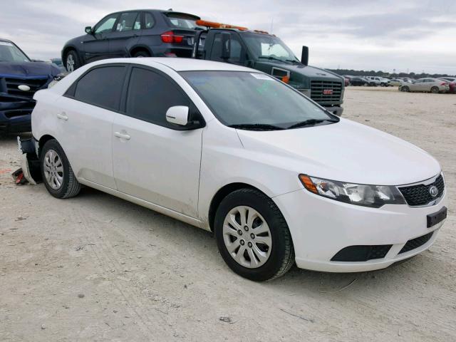 KNAFU4A20C5571501 - 2012 KIA FORTE EX WHITE photo 1