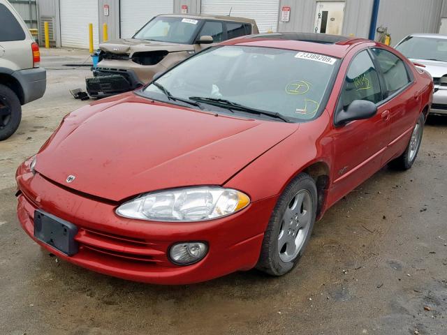 2B3HD76G82H190764 - 2002 DODGE INTREPID R RED photo 2