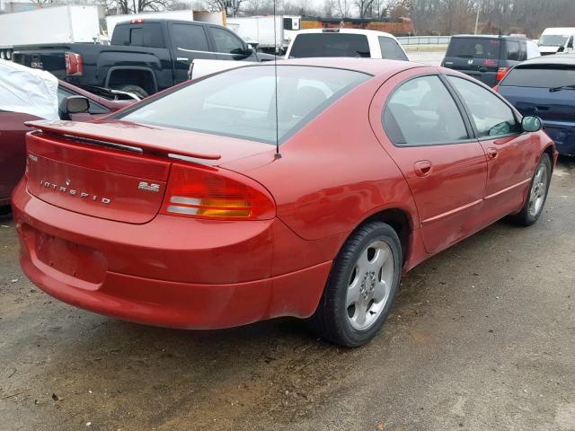 2B3HD76G82H190764 - 2002 DODGE INTREPID R RED photo 4