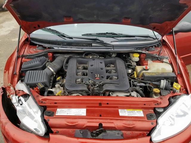 2B3HD76G82H190764 - 2002 DODGE INTREPID R RED photo 7