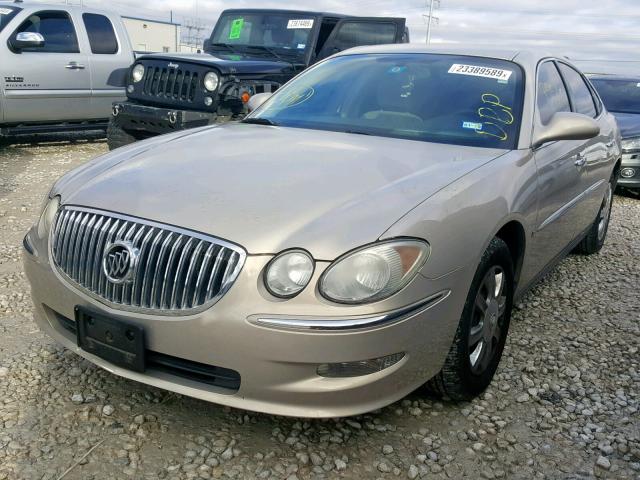 2G4WC582181340614 - 2008 BUICK LACROSSE C TAN photo 2