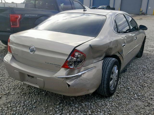 2G4WC582181340614 - 2008 BUICK LACROSSE C TAN photo 4