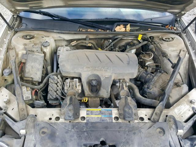 2G4WC582181340614 - 2008 BUICK LACROSSE C TAN photo 7