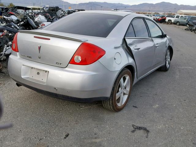 1G2ZH57N984211432 - 2008 PONTIAC G6 GT SILVER photo 4