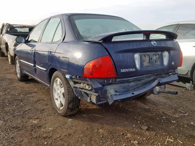 3N1CB51D95L582571 - 2005 NISSAN SENTRA 1.8 BLUE photo 3