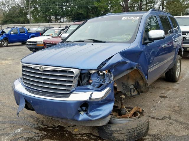 1A8HW58N68F146905 - 2008 CHRYSLER ASPEN LIMI BLUE photo 2