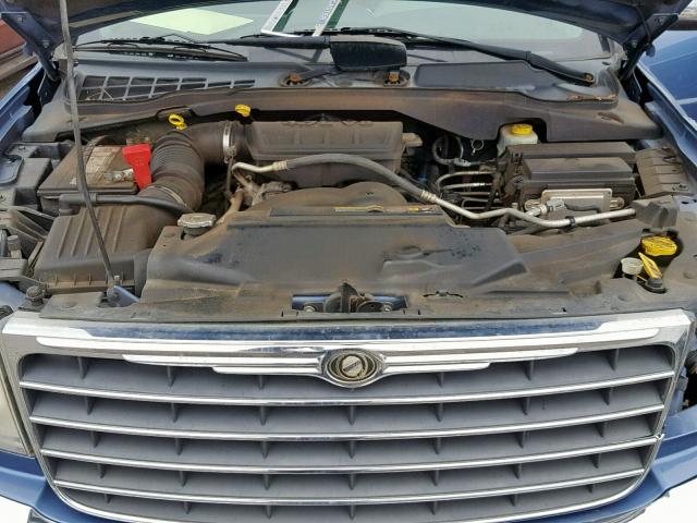 1A8HW58N68F146905 - 2008 CHRYSLER ASPEN LIMI BLUE photo 7