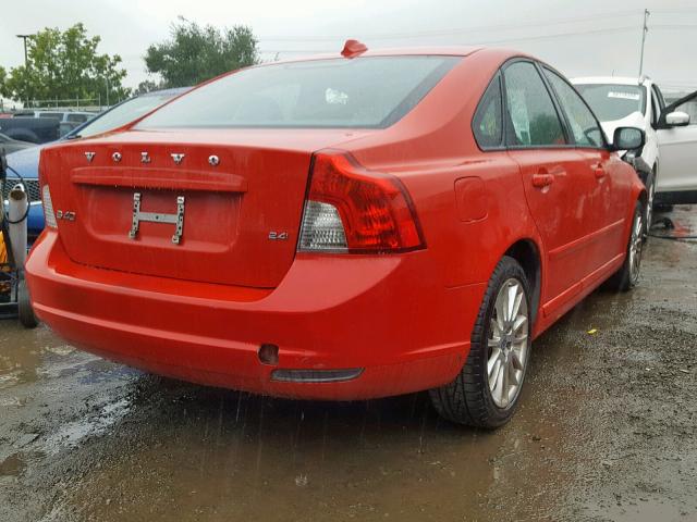 YV1390MS0A2510234 - 2010 VOLVO S40 2.4I RED photo 4