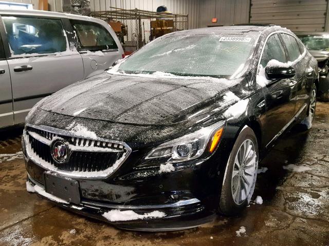 1G4ZR5SS4HU166093 - 2017 BUICK LACROSSE P BLACK photo 2