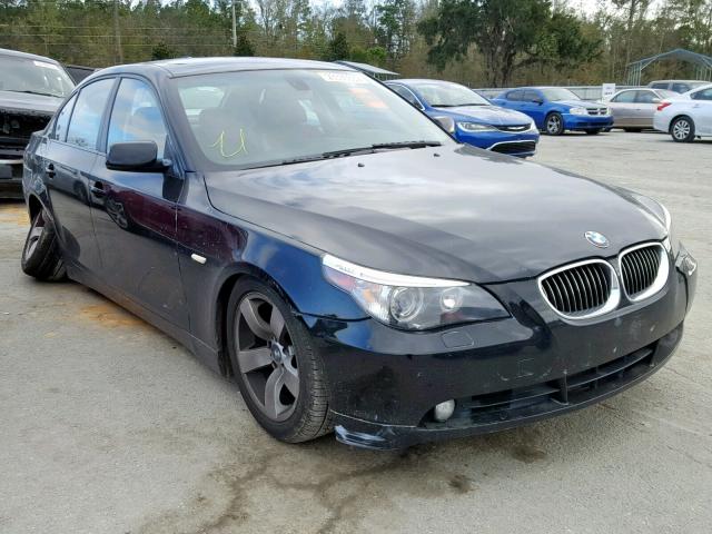 WBANE53537CY05198 - 2007 BMW 525 I BLACK photo 1