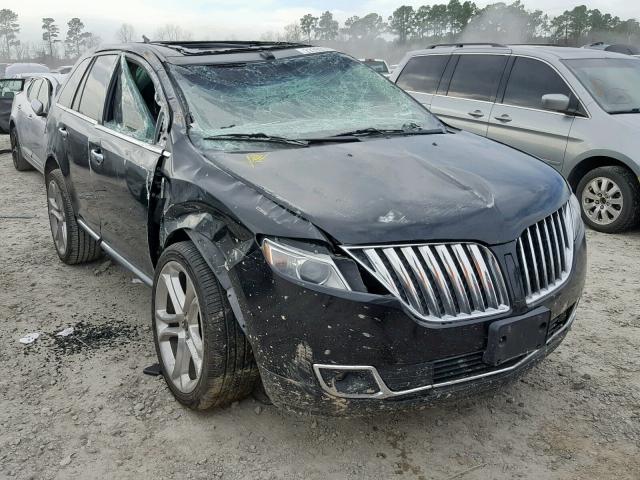 2LMDJ6JK0DBL37967 - 2013 LINCOLN MKX BLACK photo 1