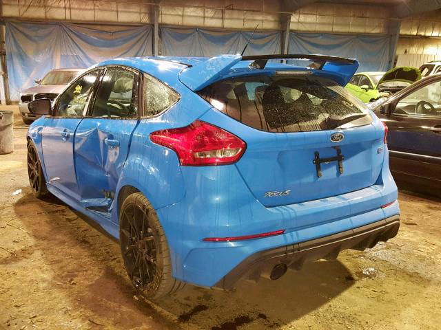 WF0DP3THXH4124116 - 2017 FORD FOCUS RS BLUE photo 3