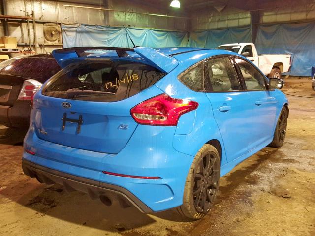 WF0DP3THXH4124116 - 2017 FORD FOCUS RS BLUE photo 4