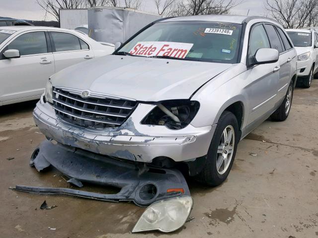 2A8GM68X67R104198 - 2007 CHRYSLER PACIFICA T SILVER photo 2