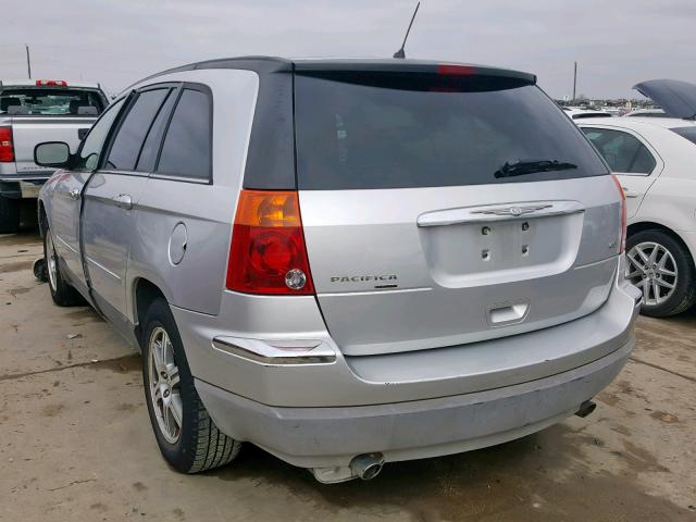 2A8GM68X67R104198 - 2007 CHRYSLER PACIFICA T SILVER photo 3