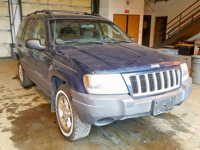 1J4GW48S04C212003 - 2004 JEEP GRAND CHER BLUE photo 1