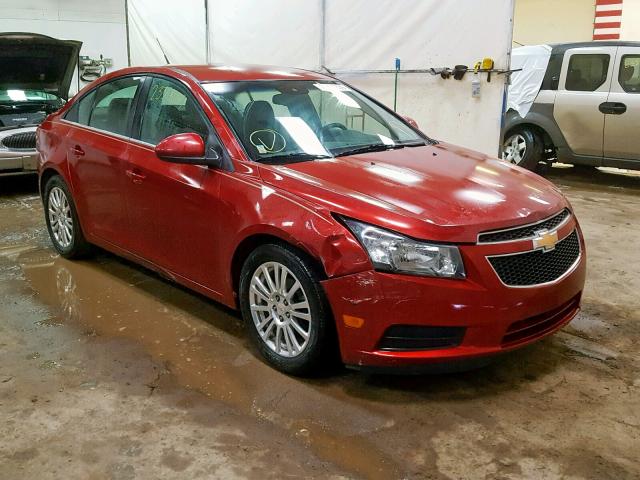 1G1PK5S98B7278049 - 2011 CHEVROLET CRUZE ECO RED photo 1