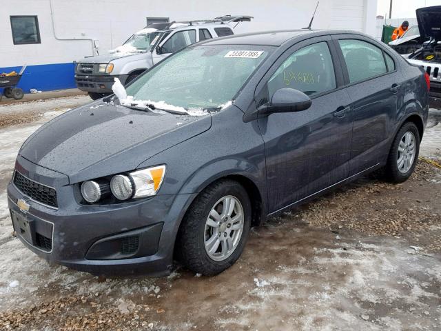 1G1JB5SH9C4210536 - 2012 CHEVROLET SONIC LS 黑色 照片 2