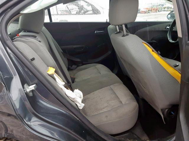 1G1JB5SH9C4210536 - 2012 CHEVROLET SONIC LS 黑色 照片 6