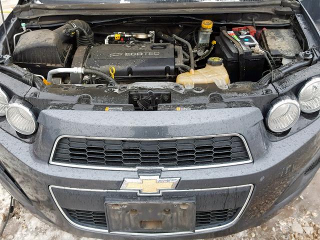 1G1JB5SH9C4210536 - 2012 CHEVROLET SONIC LS 黑色 照片 7