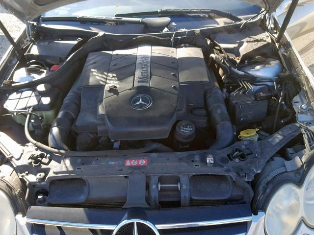 WDBTK75G65T035233 - 2005 MERCEDES-BENZ CLK 500 SILVER photo 7