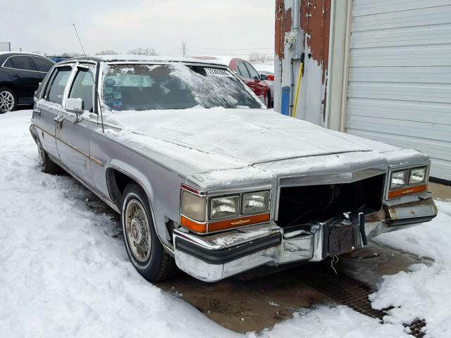 1G6DW69Y5G9738672 - 1986 CADILLAC FLEETWOOD GRAY photo 1