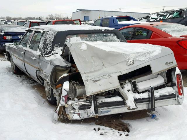 1G6DW69Y5G9738672 - 1986 CADILLAC FLEETWOOD GRAY photo 3