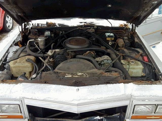 1G6DW69Y5G9738672 - 1986 CADILLAC FLEETWOOD GRAY photo 7