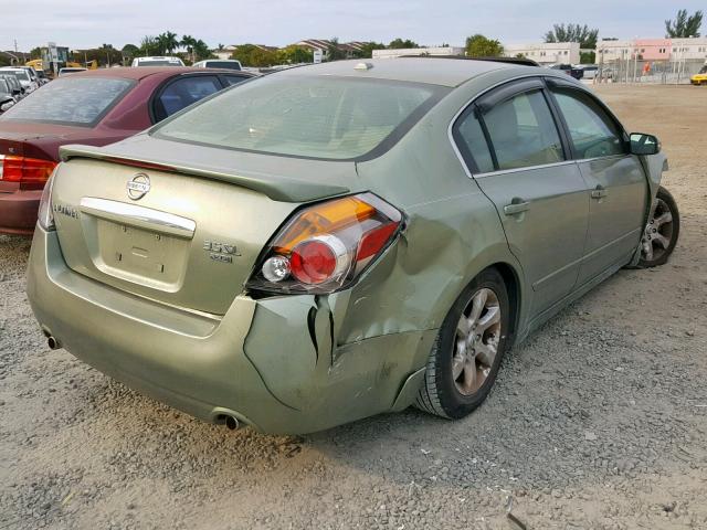 1N4BL21E67N442130 - 2007 NISSAN ALTIMA 3.5 GREEN photo 4