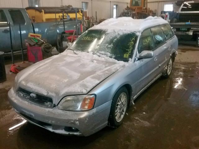 4S3BH635736307808 - 2003 SUBARU LEGACY L SILVER photo 2