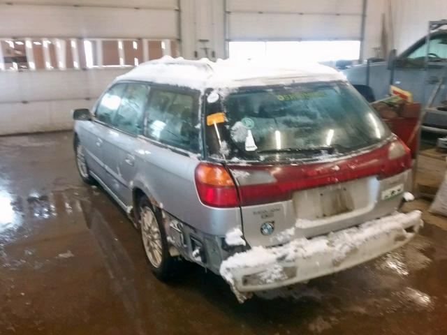 4S3BH635736307808 - 2003 SUBARU LEGACY L SILVER photo 3