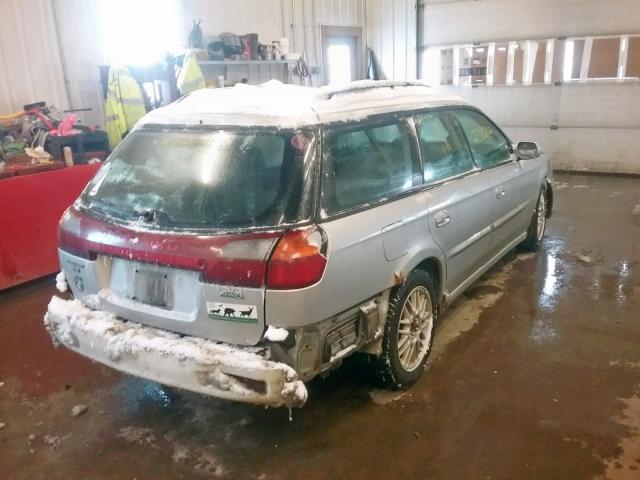 4S3BH635736307808 - 2003 SUBARU LEGACY L SILVER photo 4