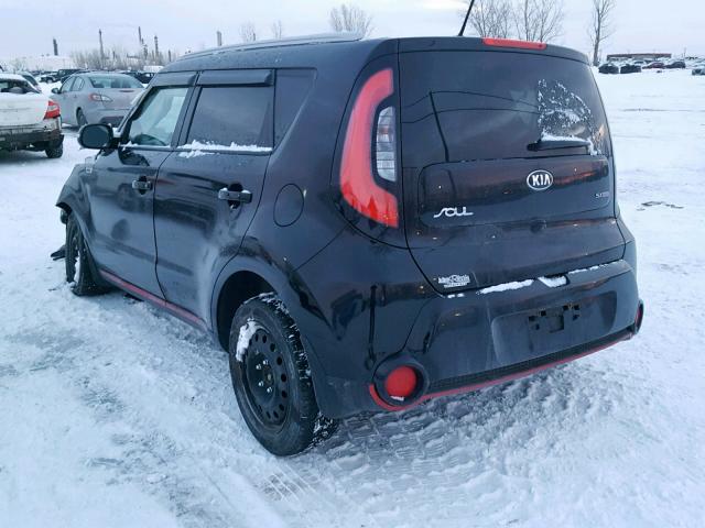 KNDJX3A50F7155448 - 2015 KIA SOUL ! BLACK photo 3