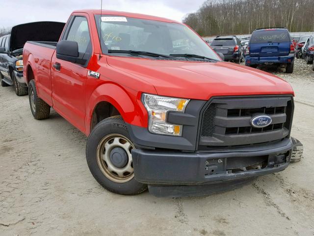 1FTMF1C85GKD40380 - 2016 FORD F150 RED photo 1