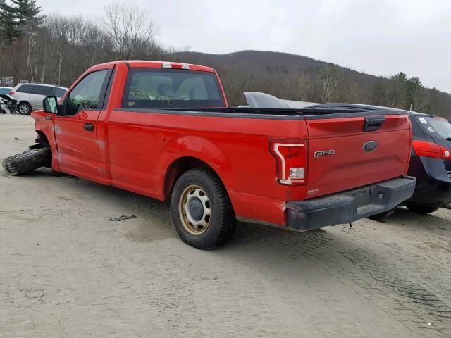 1FTMF1C85GKD40380 - 2016 FORD F150 RED photo 3