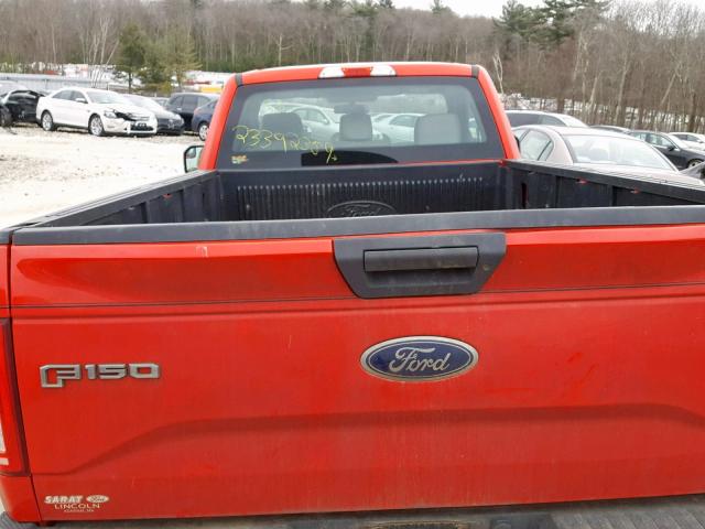 1FTMF1C85GKD40380 - 2016 FORD F150 RED photo 6