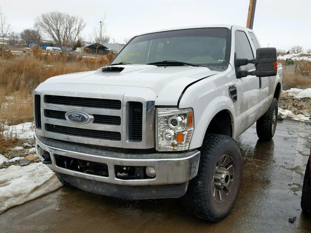 1FTWX31Y38EA23816 - 2008 FORD F350 SRW S WHITE photo 2