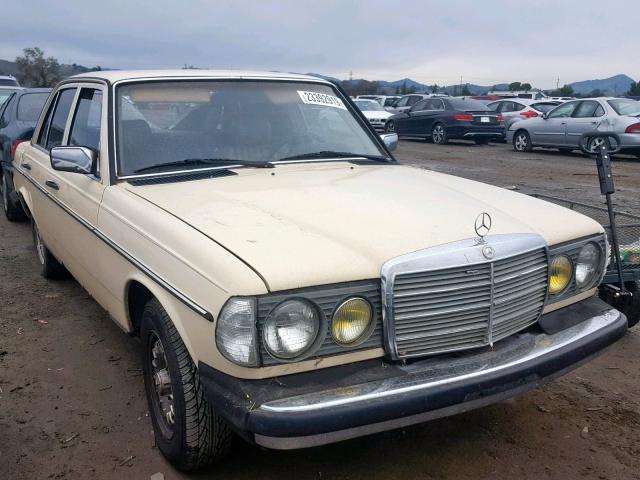 WDBAB33A5EA148066 - 1984 MERCEDES-BENZ 300 DT YELLOW photo 1