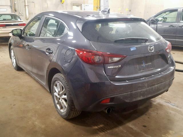 3MZBM1M78GM269636 - 2016 MAZDA 3 TOURING GRAY photo 3