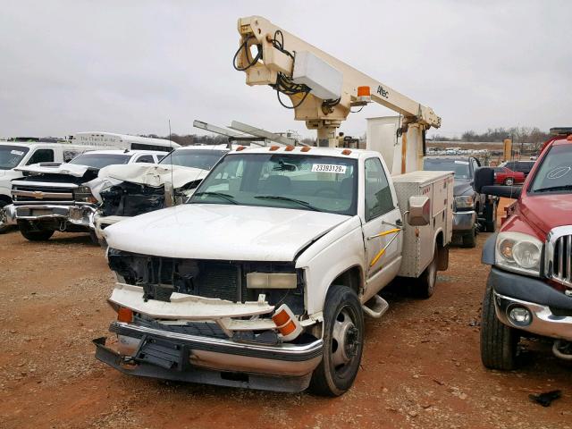 3GDKC34G11M105200 - 2001 GMC SIERRA C35 WHITE photo 2