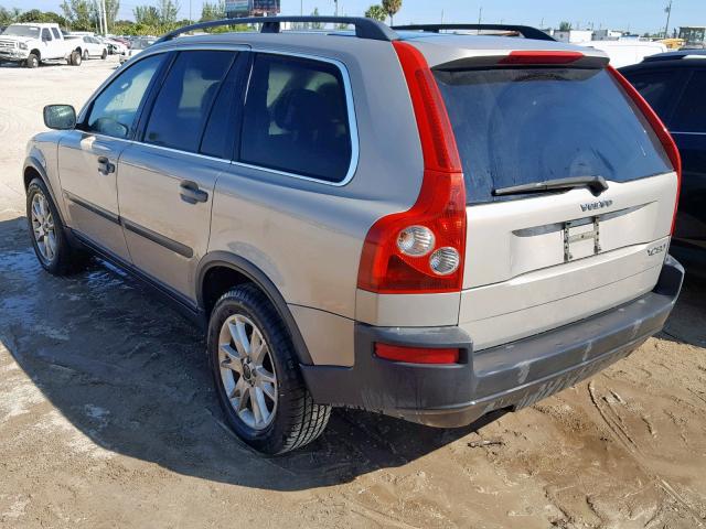 YV1CY59H841129304 - 2004 VOLVO XC90 GOLD photo 3