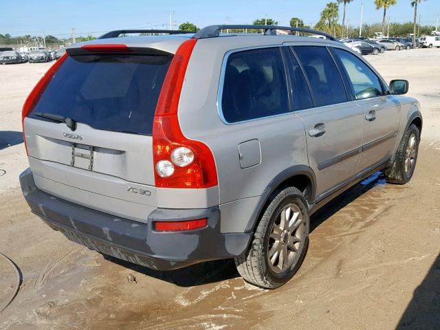 YV1CY59H841129304 - 2004 VOLVO XC90 GOLD photo 4